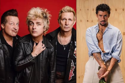 Green Day se suma al espectáculo previo al Super Bowl 2026, donde Bad Bunny se presentará como el artista principal del Half Time (Instagram/@greenday/@badbunnypr)