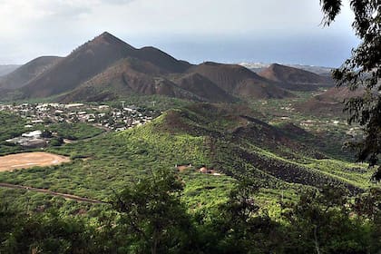 Green Mountain en la Isla Ascensión