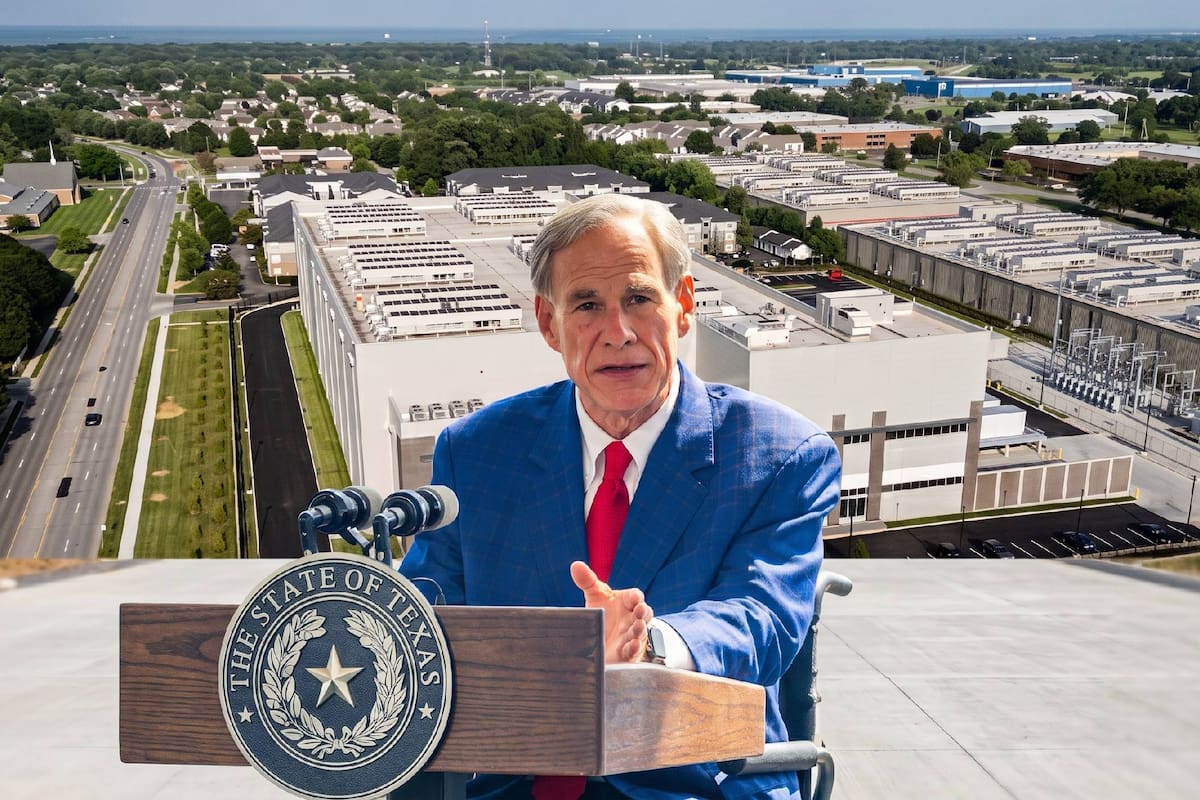 Greg Abbott cuestionó la planificación de las compañías que administran los centros de datos