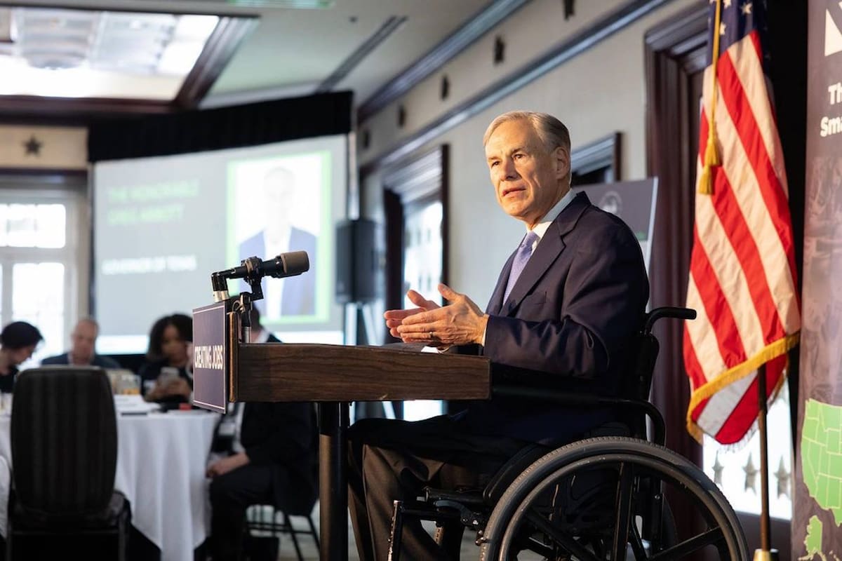 Greg Abbott, de 66 años, está en el gobierno de Texas desde 2015