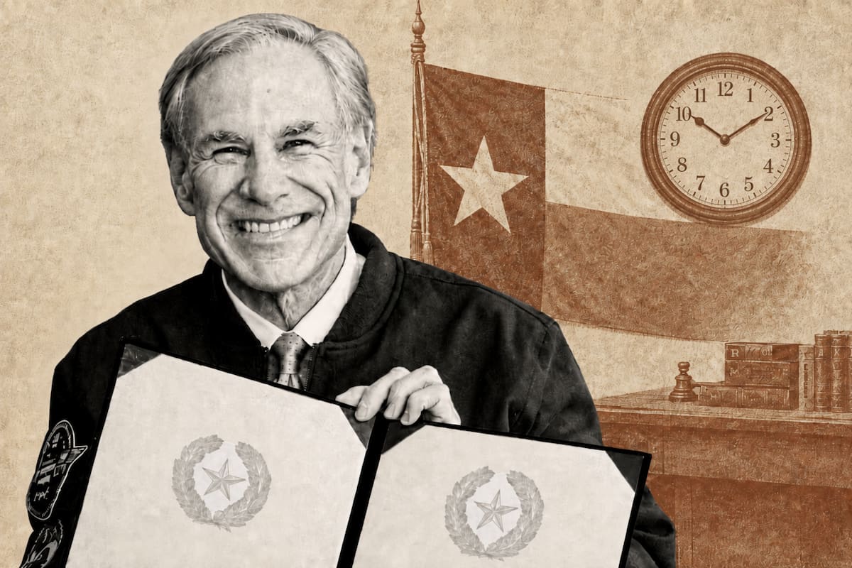 Greg Abbott firmó la HB 1393 el 20 de junio de 2025 tras su aprobación en la Legislatura estatal