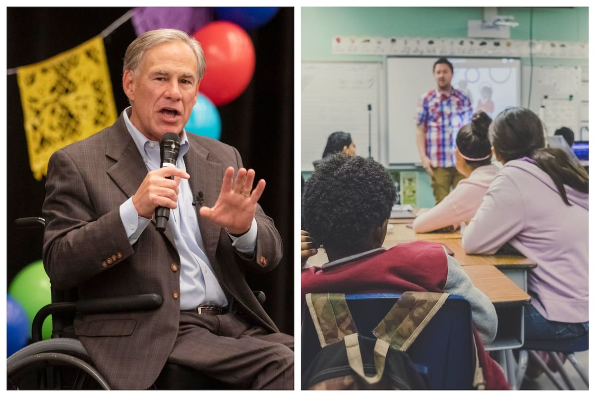 Greg Abbott firmó una iniciativa de ley que impacta en el sueldo de los maestros