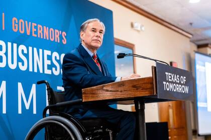 Greg Abbott, gobernador republicano de Texas y uno de los principales promotores de la ley de inmigración de su estado