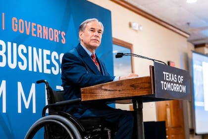 Greg Abbott, gobernador republicano de Texas y uno de los principales promotores de la ley de inmigración de su estado