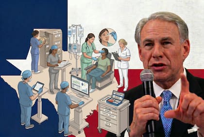 Greg Abbott impulsa la formación de enfermeros