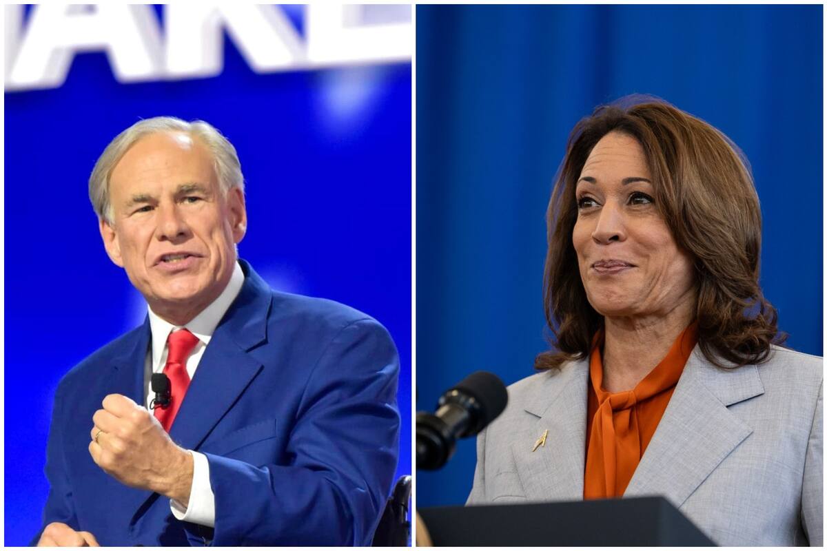 Greg Abbott publica una carta lapidaria contra Kamala Harris