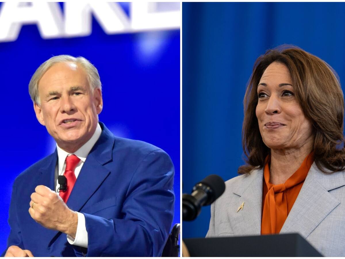 Greg Abbott mostró la carta que le envió a Kamala Harris y fue ...
