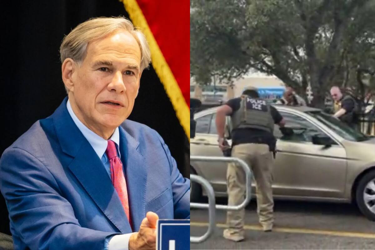 Greg Abbott repudió la agresión a agentes del ICE por parte de un migrante en San Antonio