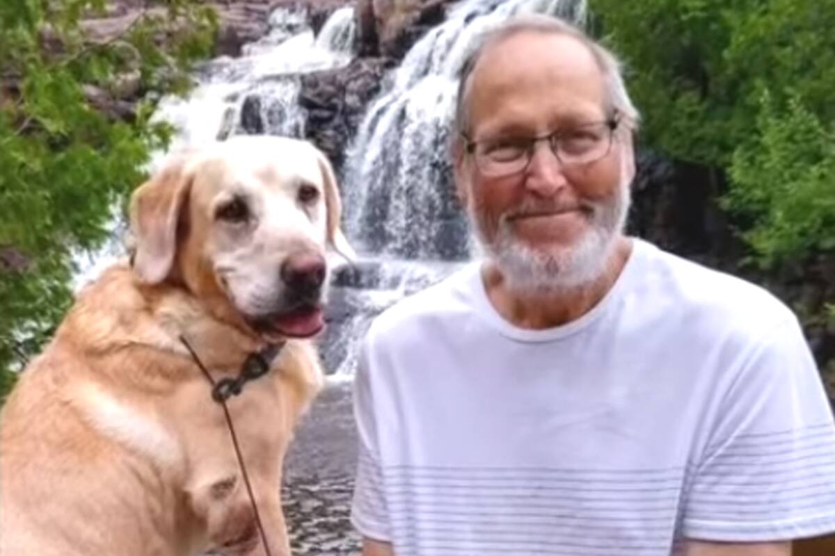 Greg y su perro Gunner murieron con tan sólo una hora de diferencia