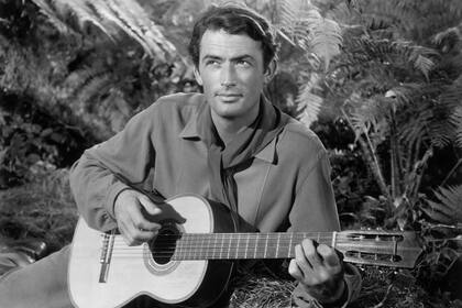Gregory Peck en una escena de la película Duelo al sol, del director King Vidor, en 1946