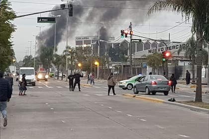 Gremialistas se enfrentan en el frigorífico Ecocarnes S.A en San Fernando