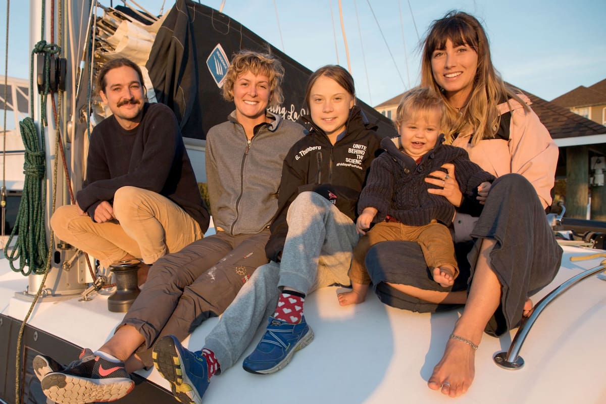 Greta se dirige a España en La Vagabonde, junto a una familia australiana que se ofreció a trasladarla