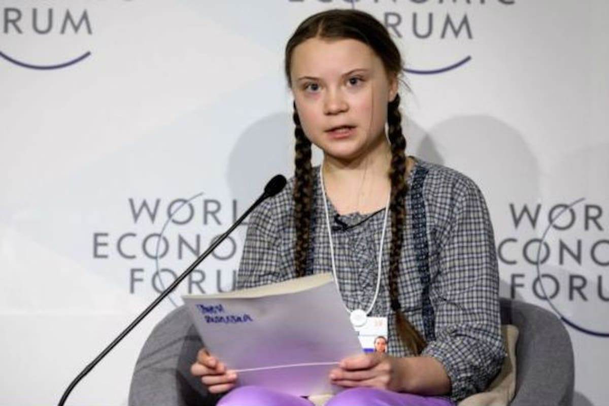 Greta Thunberg habló esta semana ante los principales líderes a nivel mundial