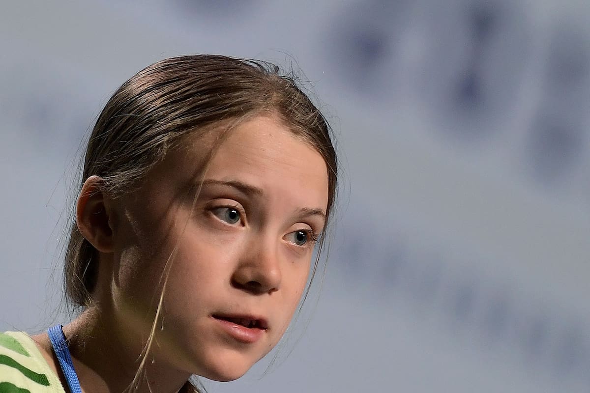 Greta Thunberg hoy en Madrid