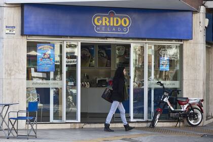 Grido. La cadena cordobesa nació en 2001 y ocupó los lugares que dejaron las heladerías que cerraban.