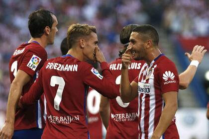 Griezmann anotó para el debut triunfal de Atlético en la Liga