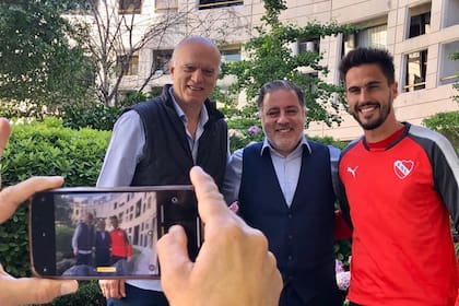 Grindetti, Doman y Marconi, en otros tiempos, cuando se lanzaron para convertirse en la nueva dirigencia de Independiente: ganaron, sacaron a Moyano, pero todo terminó mal