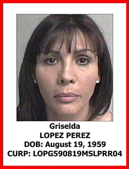 Griselda López, también conocida como Karla Pérez Rojo, es la segunda esposa de "El Chapo" Guzmán