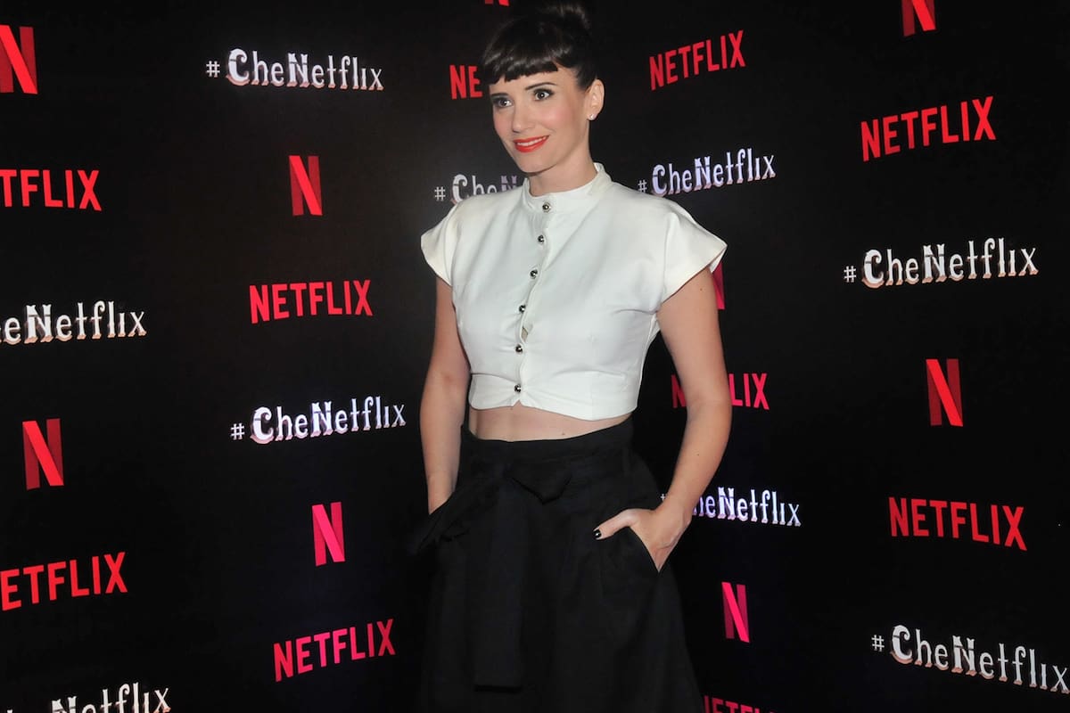 Griselda Siciliani anoche dijo presente en la alfombra roja de Netflix