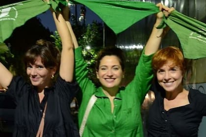Griselda Siciliani, Muriel Santa Ana y Carla Peterson