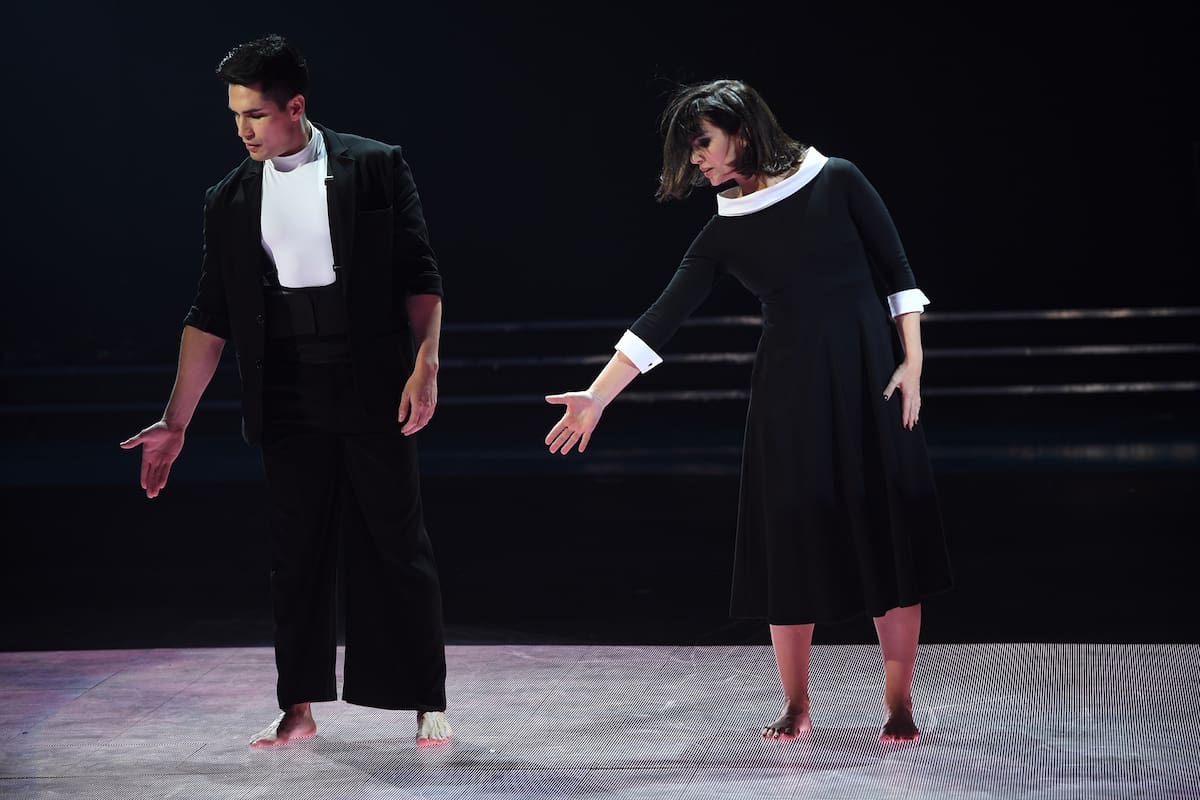 Griselda Siciliani se lució en la pista, pero antes su hermana protagonizó un nuevo ida y vuelta con Marcelo Tinelli