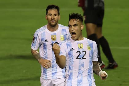 Grita Lautaro Martínez, sonríe Messi: la dupla de ataque de la selección concentra también el poder de gol. ¿Y si alguno de los dos no estuviera?