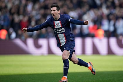 Grito de desahogo. Messi anotó el gol de la victoria para PSG ante Lille