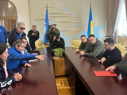 Grossi se reunió esta semana con Zelensky.