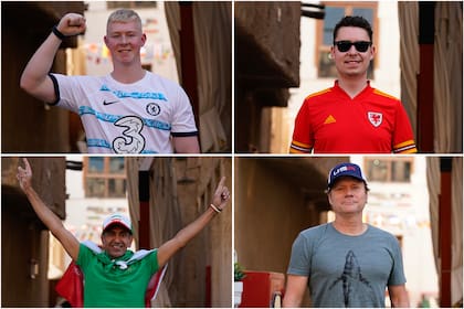 Grupo B: Calam Bartran (Inglaterra), Getmin Owen (Gales), Ahmad Barkhordan (Irán) y Don Thompson (Estados Unidos)