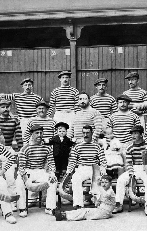 Grupo de pelotaris vascos. ca. 1895.