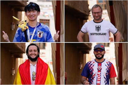 Grupo E: Shuki Kobayashi (Japón), Maximiliam Zapf (Alemania), Álvaro Polo (España) y Mario Madrigal (Costa Rica)
