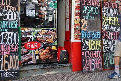 Grupo electrógeno en carnicería de calle Medrano