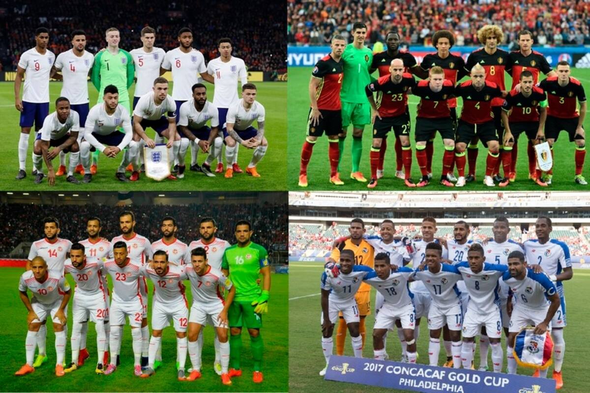 GRUPO G: BÉLGICA, PANAMÁ, TÚNEZ, INGLATERRA