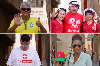 Grupo G: Davilo Galleto (Brasil), Alex Vesdinovic y sus hijos (Serbia), Roland Schenli (Suiza) y Viola Weland (Camerún)
