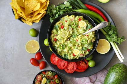 Guacamole fácil.
