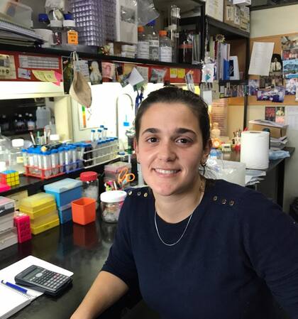 Guadalupe Costa Navarro, becaria del laboratorio de Gamarnik
