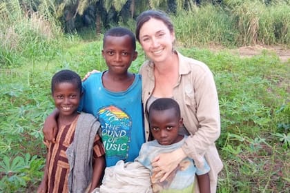 Guadalupe Montiel estuvo entre 2020 y 2021 en Sierra Leona, para investigar la genética del arroz