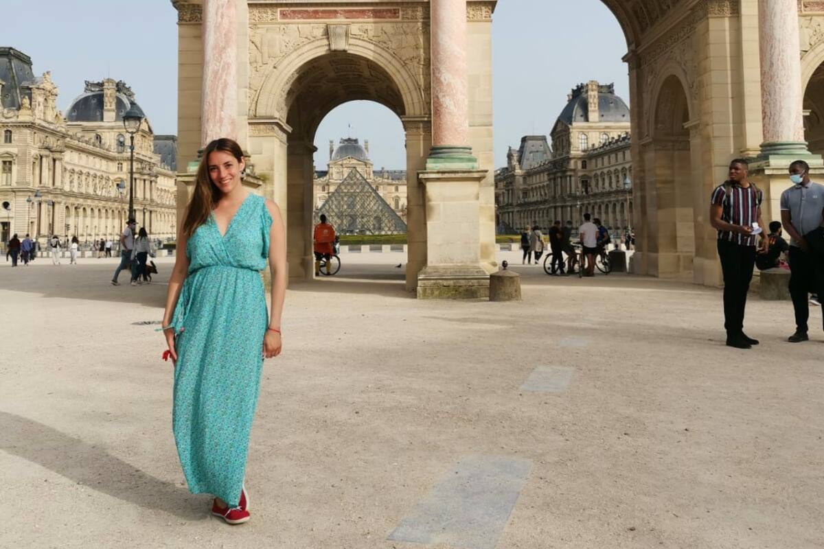 Guadalupe Piñeiro en París.