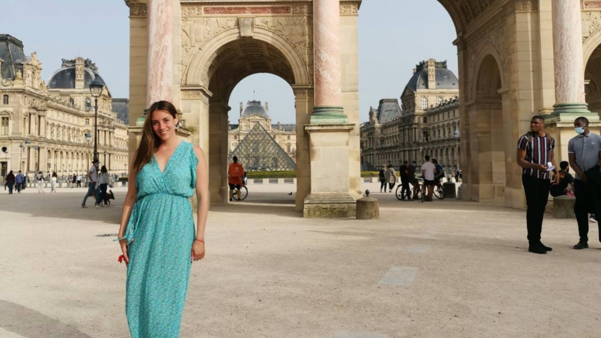 Guadalupe Piñeiro en París.
