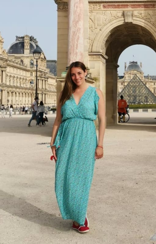 Guadalupe Piñeiro en París.