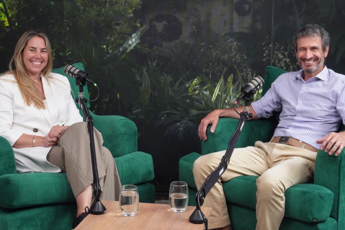 Guadalupe San Martín, CEO de Vistage Argentina, y Alejo Canton, fundador de Vistage Argentina.