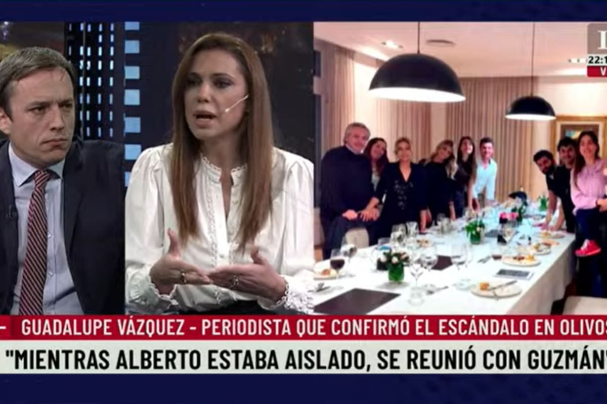 Guadalupe Vázquez, la periodista que confirmó el escándalo en Olivos