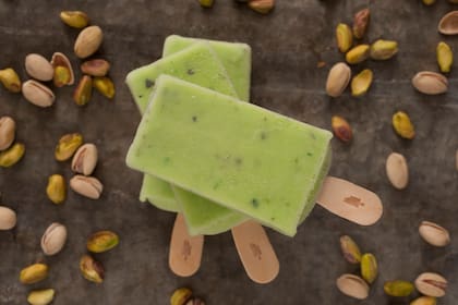 Guapaletas de pistacho. Guapaletas, $70