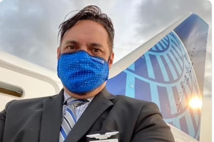 Guedes trabajó durante años en United Airlans y realizó más de 40 viajes con la compañía