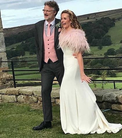 Guenther y Kate en su boda