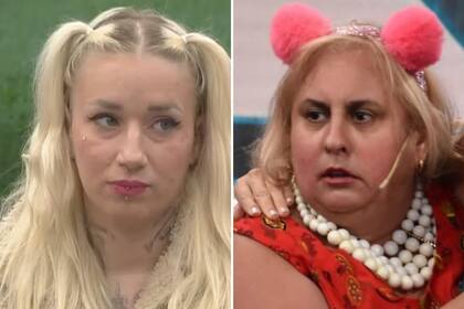 Guerra entre La Tana y Selva en la Casa de Gran Hermano (Foto Instagram @selvaperezpiotti y @katia_latana)