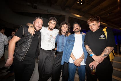 Guido Adler, Dante Spinetta, Raimondi, Orco y Paco Amoroso Fuente: VISA BAFWEEK