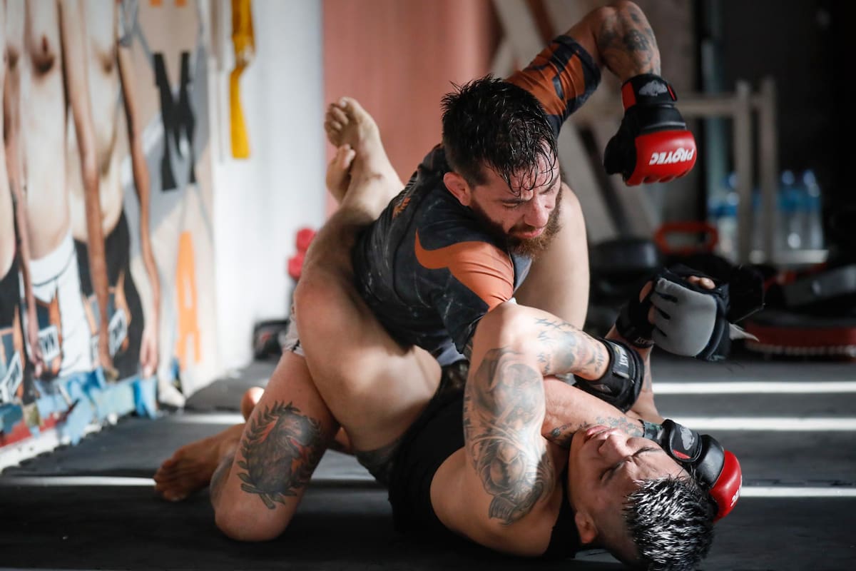 Guido "ninja" Cannetti, uno de los luchadores argentinos que será parte del primer gran evento de UFC en el país