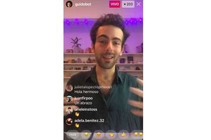Guido Botto Fiora (@guidobot) lee en vivo x Instagram
