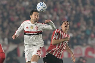 Estudiantes fue más ambicioso, pero no pasó del empate ante Flamengo en la ida de las semifinales de la Libertadores